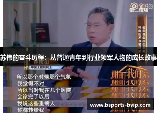 苏伟的奋斗历程：从普通青年到行业领军人物的成长故事